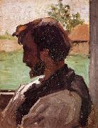 Frederic Bazille Self Portrait at Saint-Sauveur oil